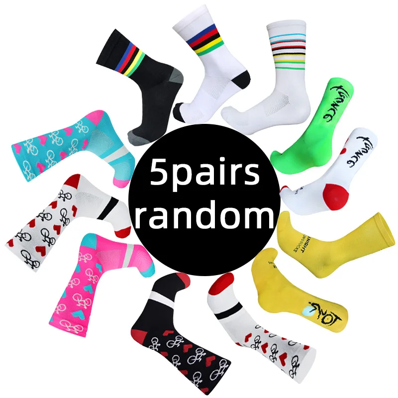 

5/10 двойная распродажа, велосипедные многофункциональные носки, разные цвета, простые и повседневные носки, подходящие для мужчин и женщин