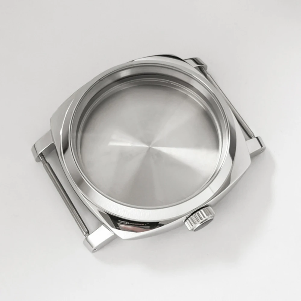 47mm Stainless Steel Watch Case for ETA 6497 6498 ST3600 ST3620 Movement Polished Case Watch Accessories