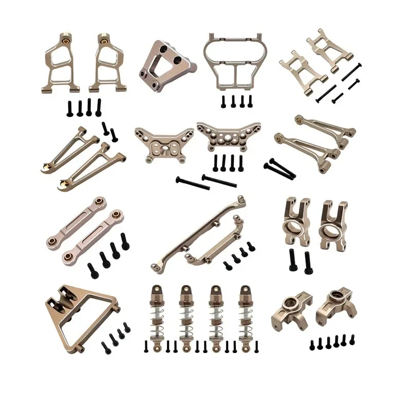 Accessoires de voiture pour MJX 1/14 14211 RC, mise à niveau en métal, bras oscillant, tasse arrière, pièces de rechange