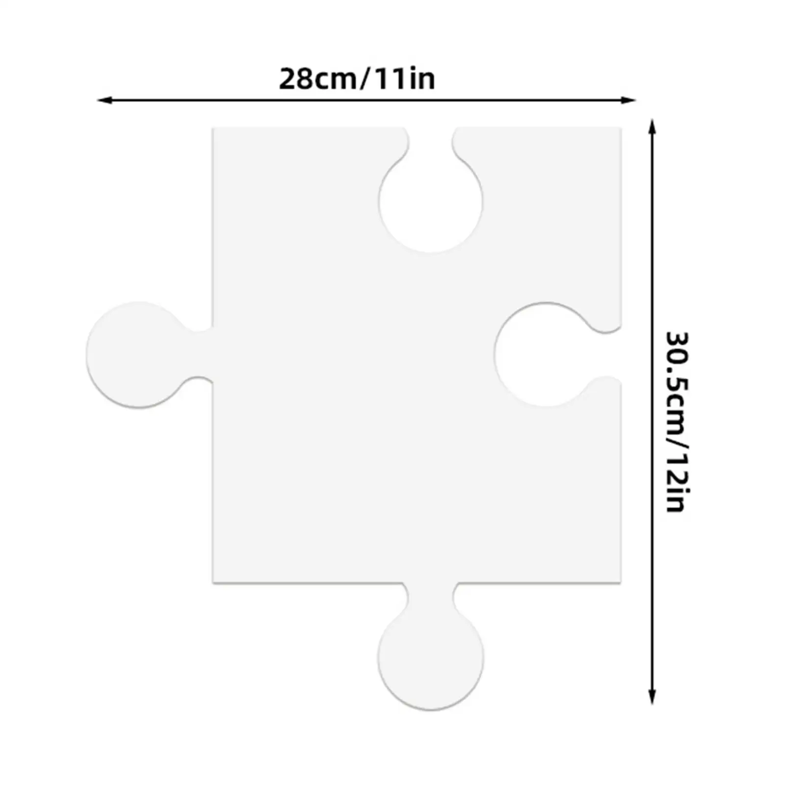 

24 Pieces Blank Jigsaw Puzzle DIY Art Puzzle Templates for Family Activities Templates Blank Puzzle Boards for DIY 30.5cmx28cm