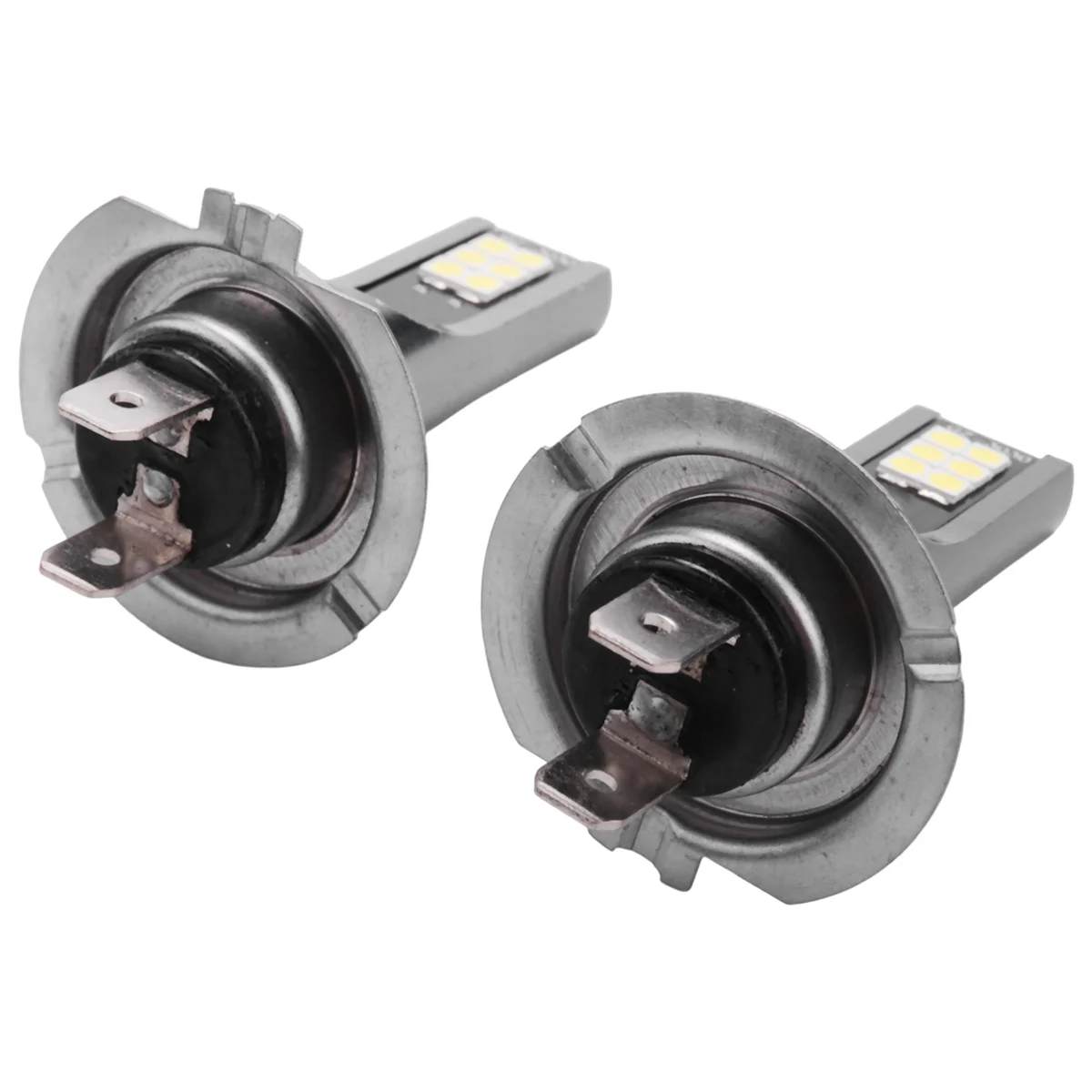 오류 없는 캔버스 전구, H7 LED 변환, 6W, 1000LM, 6000K, 2 개