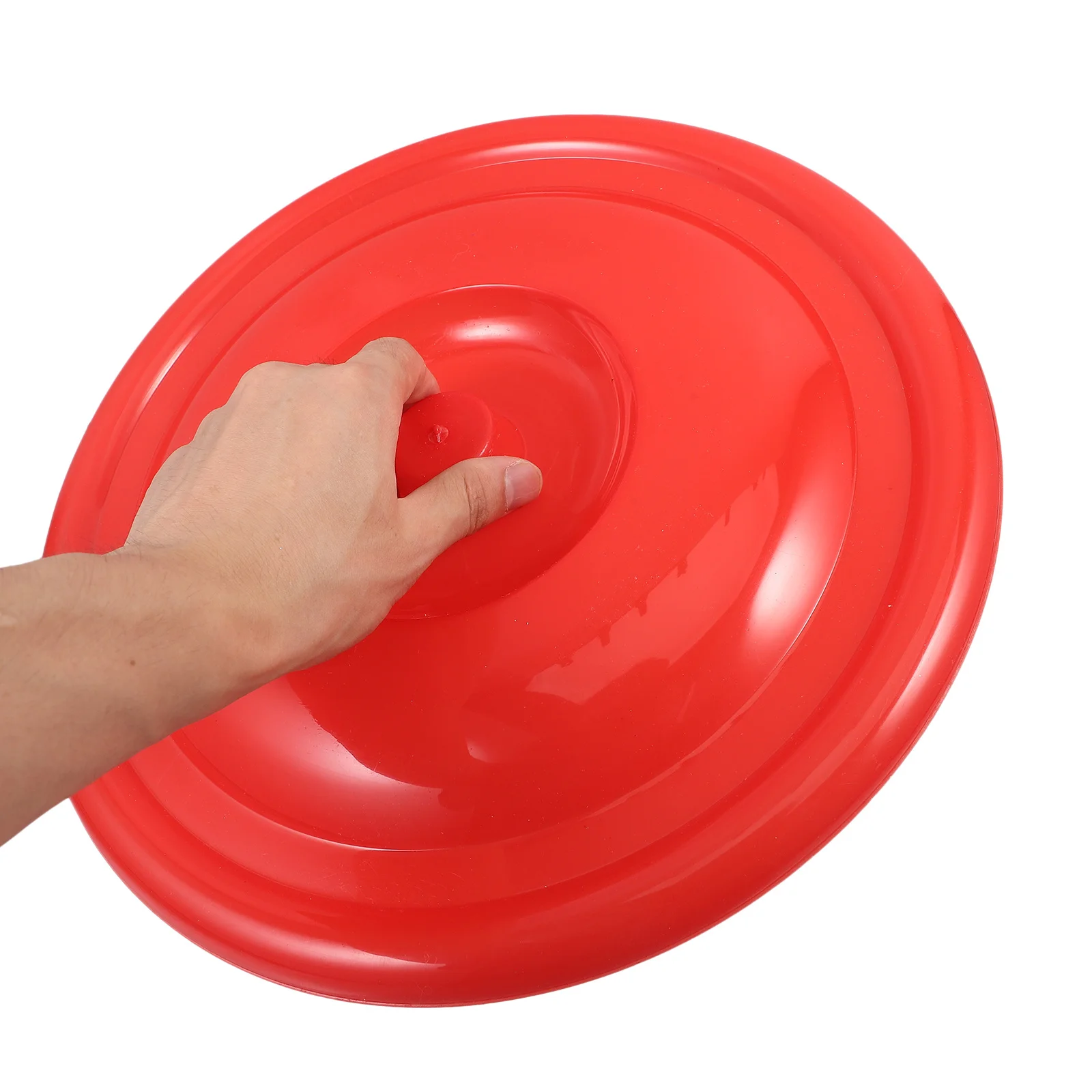 

Outdoor Sanitation Waste Bin Lid 33.5cm Plastic Garbage Can Cover Replacement Heavy Duty for Home Office Park Buildings