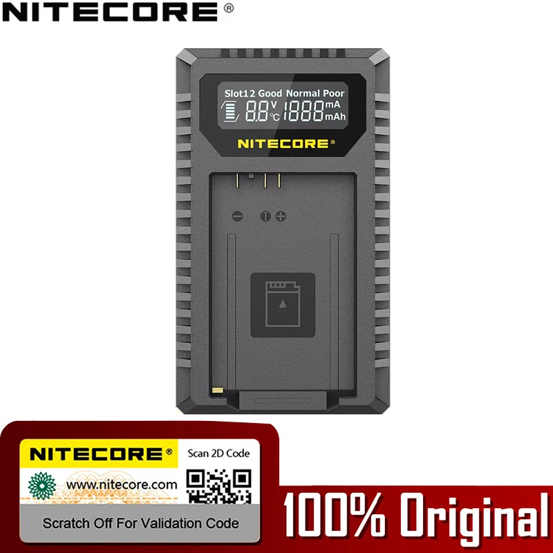 Nitecore UCN5 Camera Charger intelligent dual-slot usb fast charging LP-E17 outdoor portable mobile charger