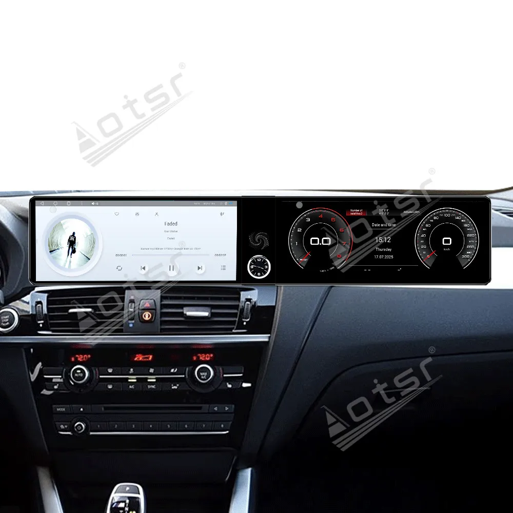 

Двойной 12,3-дюймовый автоматический Carplay Android 13.0 для BMW X3/X4 CIC 2011–2016 NBT Автомобильный радиоприемник Мультимедийный плеер GPS Стерео головное устройство