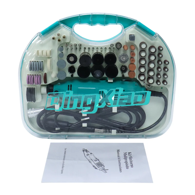 Tool Case Portable Mini Rotary 130W Electric Die Grinder Set For Polishing Grinding Engraving Wood And DIY Craft Processing Work