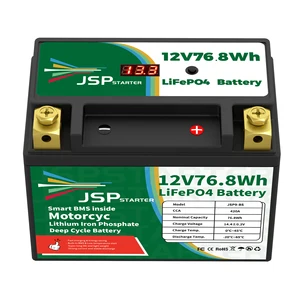 Lithium-Eisenphosphat-Motorradbatterie, LifePO4-Batterien, JSP9-BS, 12,8 V, 71,8 WH, CCA, 420A, BMS, YTX9-BS 10 Hauptverkaufsmotorradbatterien verwendet - №9
