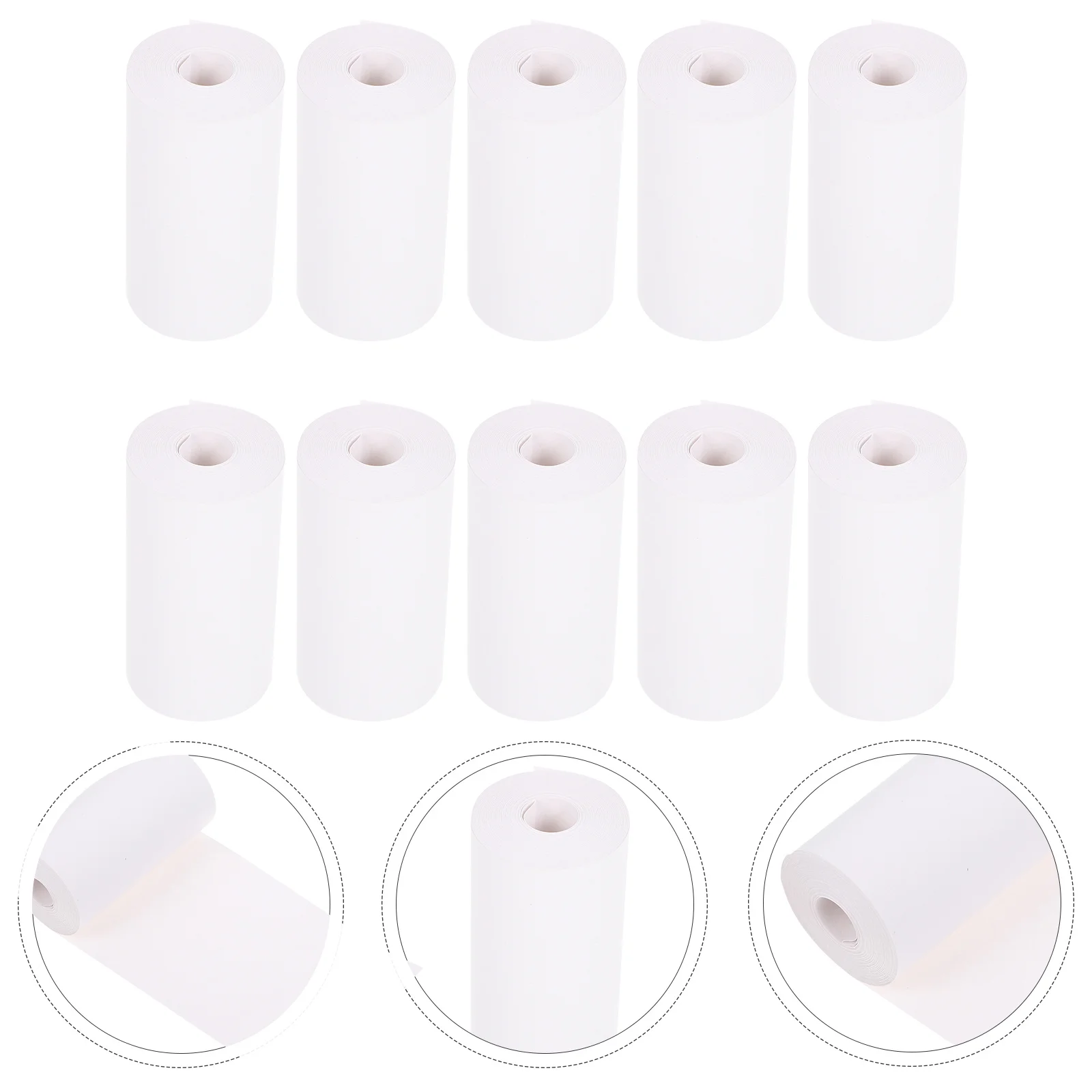 

10pcs Multipurpose Thermal Paper Rolls 80Mm X 80M Smooth Receipt Paper For Pos Cash Register Printer Thermal Roll