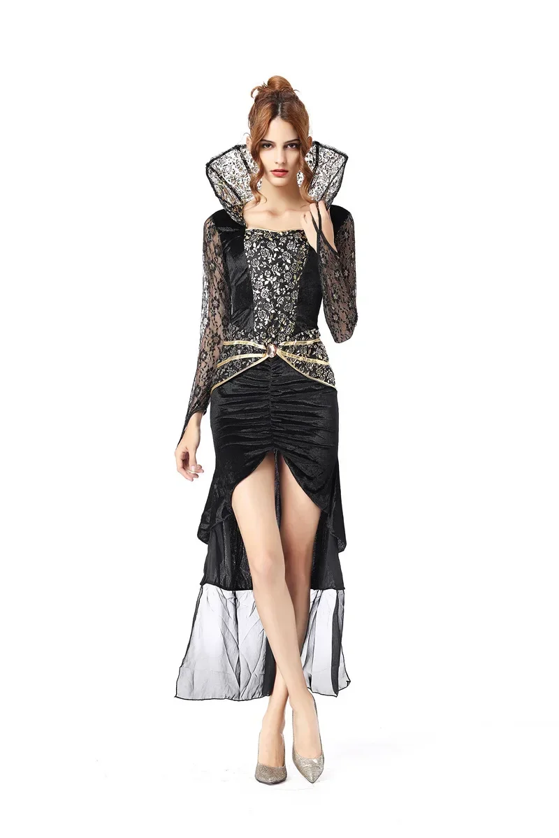 Disfraz de bruja para adultos, disfraces sexys de Halloween para mujeres, disfraces aterradores, vestido, disfraz de vampiro, Cosplay de princesa para mujeres