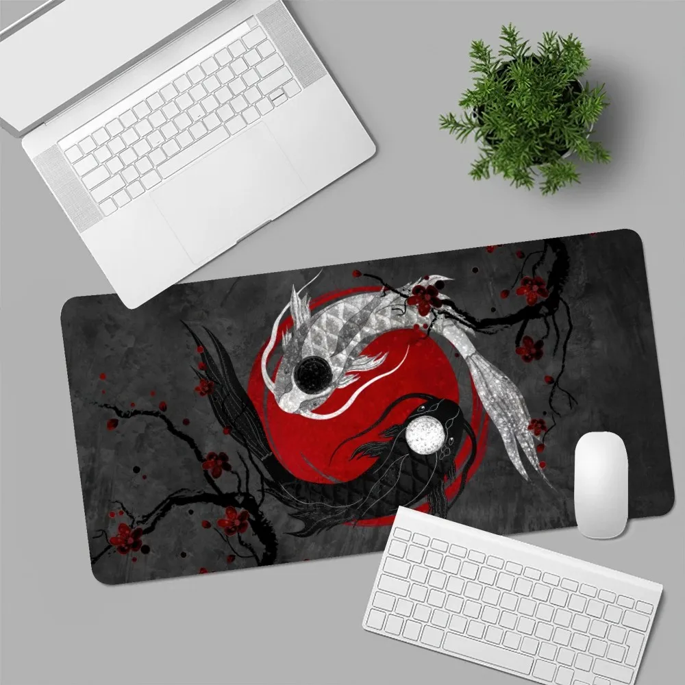 Yi Yang Fish Taichi Neutral Mousepad Computer Laptop Gamer Pad PC Gaming Accessories Desk Mats