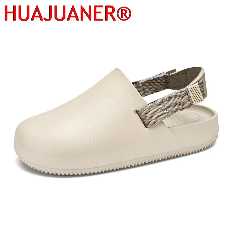 

Men Sandals EVA Light Soft Summer Garden Clogs Men Sandal Outdoor Sports Slippers Zapatos Hombre Size 45