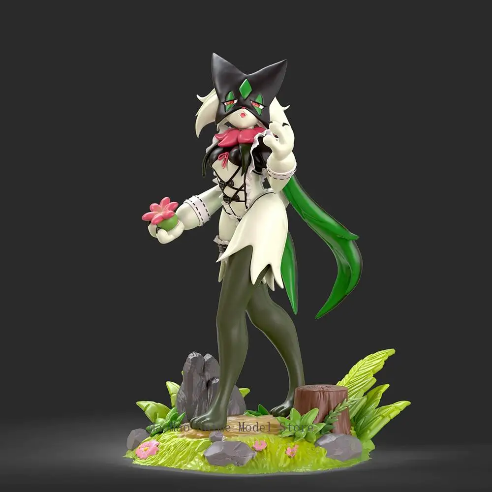 

In Stock IDPLAYER Original Pokemon Meowscarada Strap Maid 1/10 Scale GK Model Toys Cartoon Anime Figures Desktop Ornament Gift