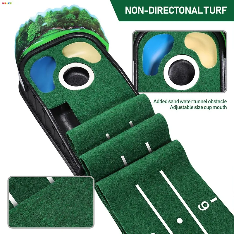 Golf Indoor And Outdoor Putting Practice Blanket/putting Practice Equipment Room