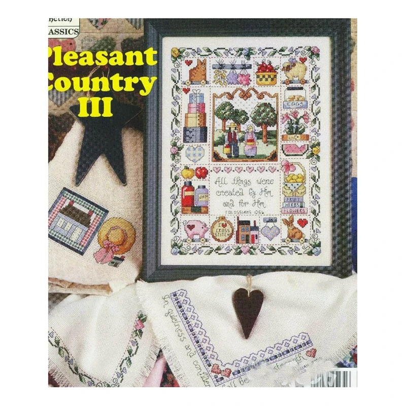 

Cross Stitch Cotton Kit Magazine Style All Things 18CT 14CT 11CT Precision Print Handmade Embroidery Material Bag