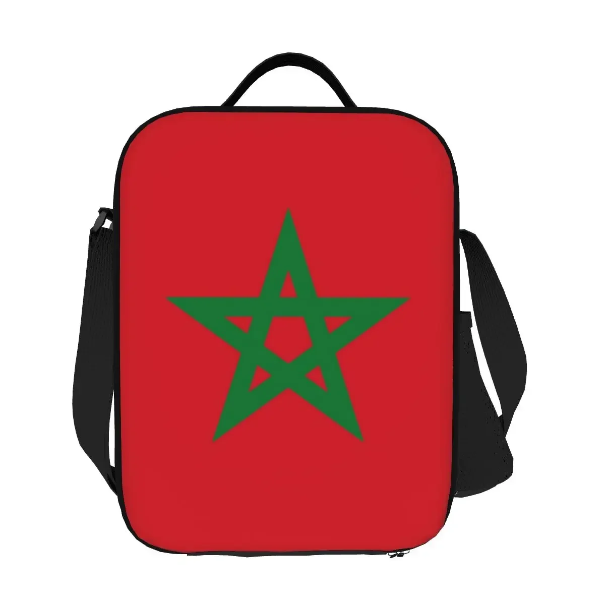 Borsa termica per il pranzo The Flag Of Marocco per donna, borsa termica per bambini in età scolare