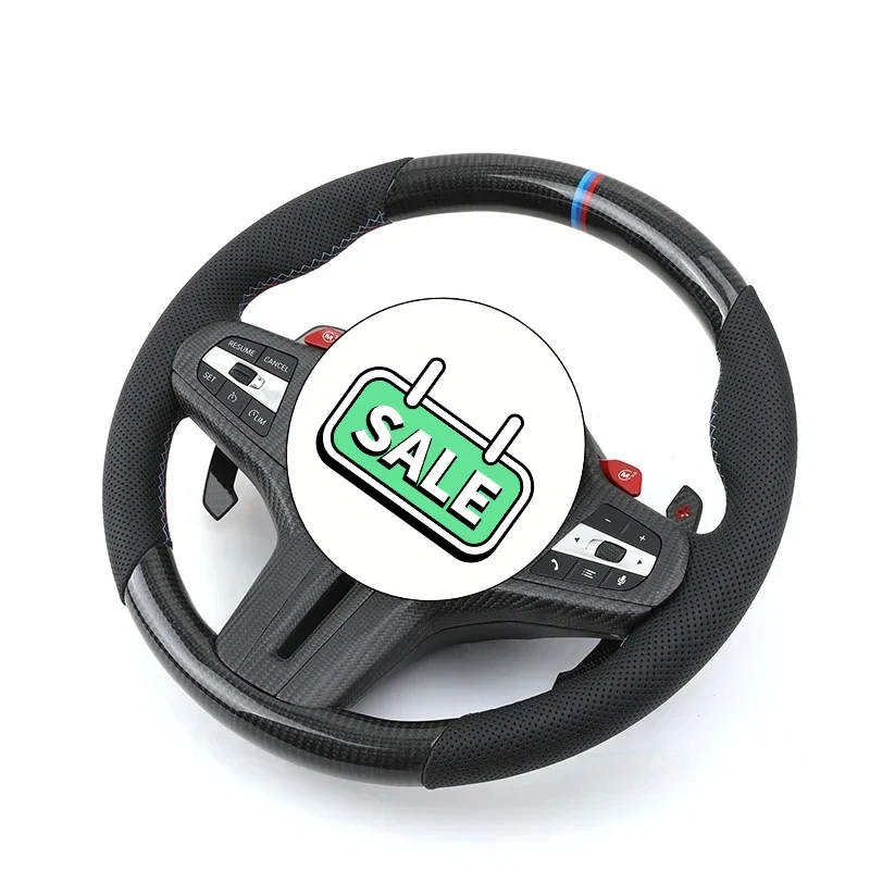 

Custom M Sport Carbon Car Steering Wheel for Bmw M2 M3 M4 M5 M6 X5m X6m F80 F30 F31 F32 F10 F20 F22 F15 F16 F10 3 4 5 6 7 Series