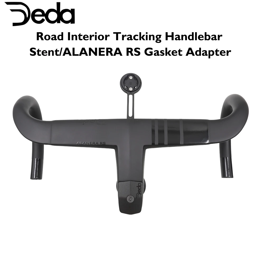 

DEDA ALANERA RS Carbon Fiber Road Bike Handlebar, Internal Cable Routing Integrated Handlebar, 1:1, 28.6mm, Di2, 6 Degree Flare