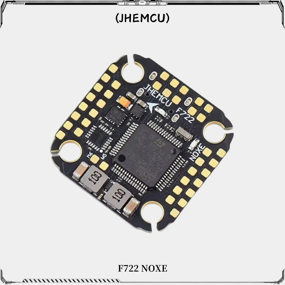 JHEMCU F722 NOXE Flight Controller Built-in Gyro Barometer OSD 16MB BlackBox Dual BEC 3-6S 20X20mm for FPV Freestyle Drone