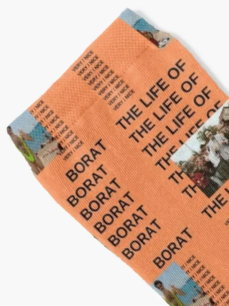 The Life of Borat Socks new year funny gift tennis gift Women Socks Men's