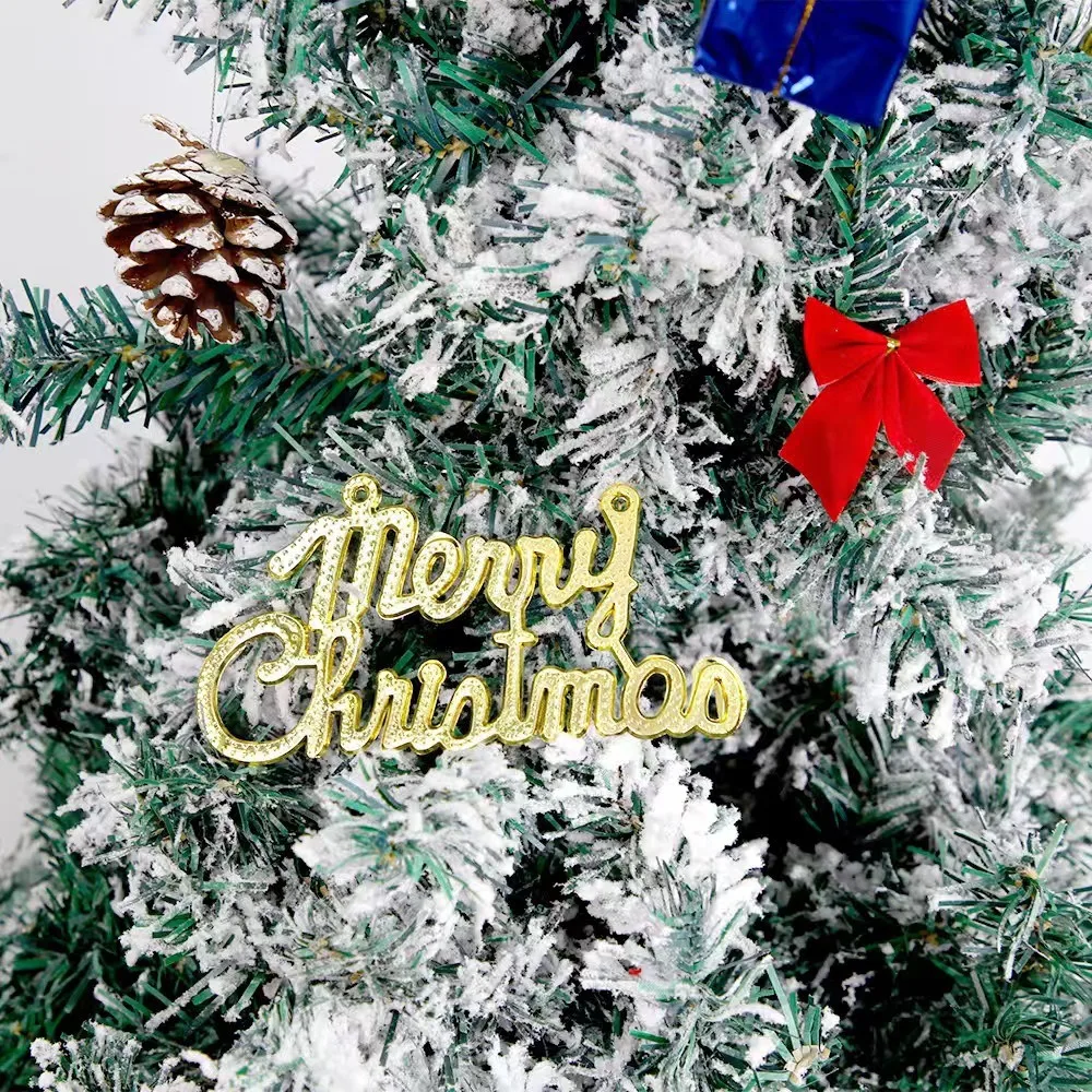 26pcs Glitter Christmas Ball Pendant Set Multiple Styles Plastic Christmas Tree Hanging Gifts Box Mini