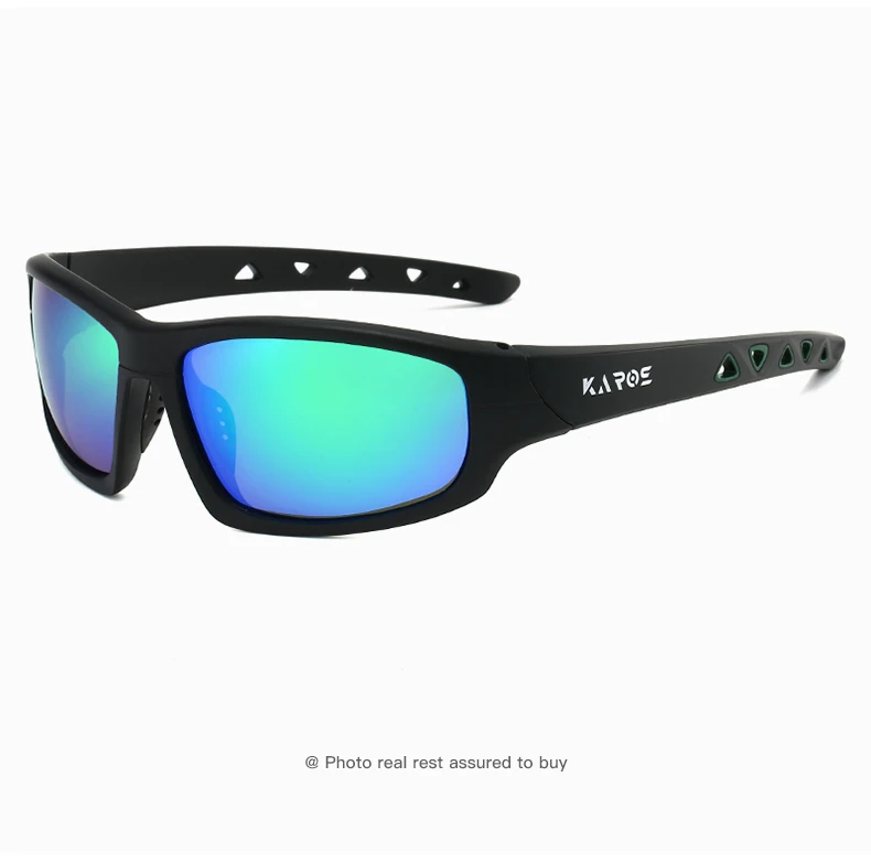 KAROS Klassische, modische, polarisierte Sonnenbrille für Damen und Herren, UV400, Outdoor, Angeln, Fahren – Detail 14