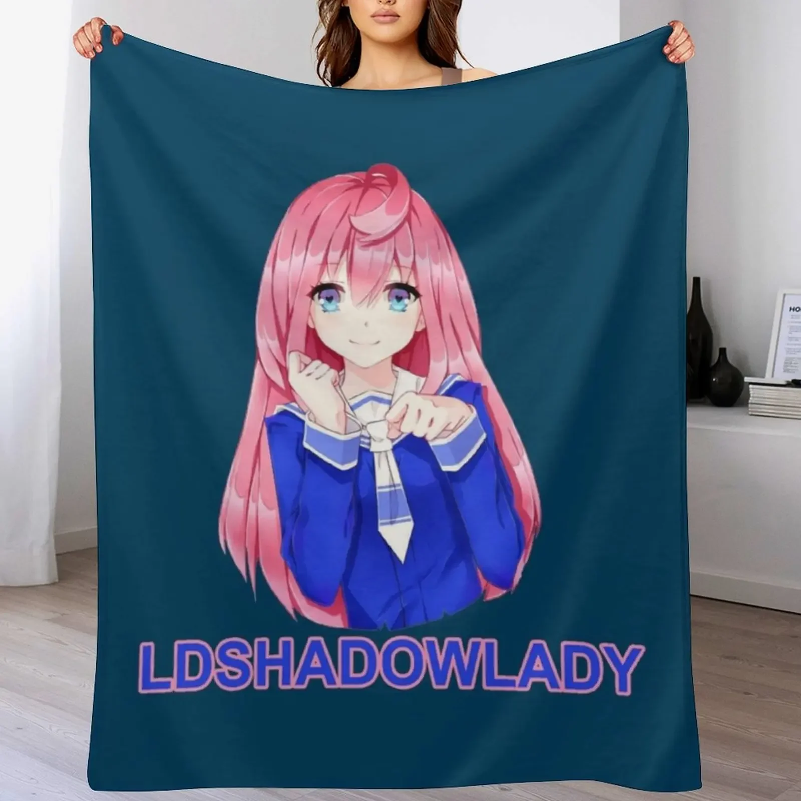 

ldshadowlady Throw Blanket Single Sofa Throw Moving Hair Blankets