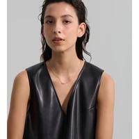Yhpup – collier avec pendentif rectangulaire en zircone cubique scintillante pour femmes, mode coréenne Chic, bijoux cadeau 3