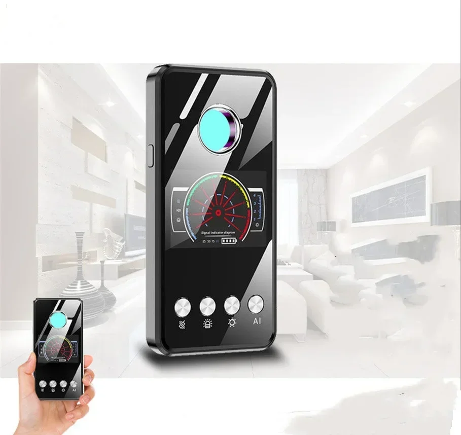 Anti Spy Camera Detector Multi-Function Bug Finder GSM GPS RF Locator Tracker Wireless Scanner Security Protection Device Tool