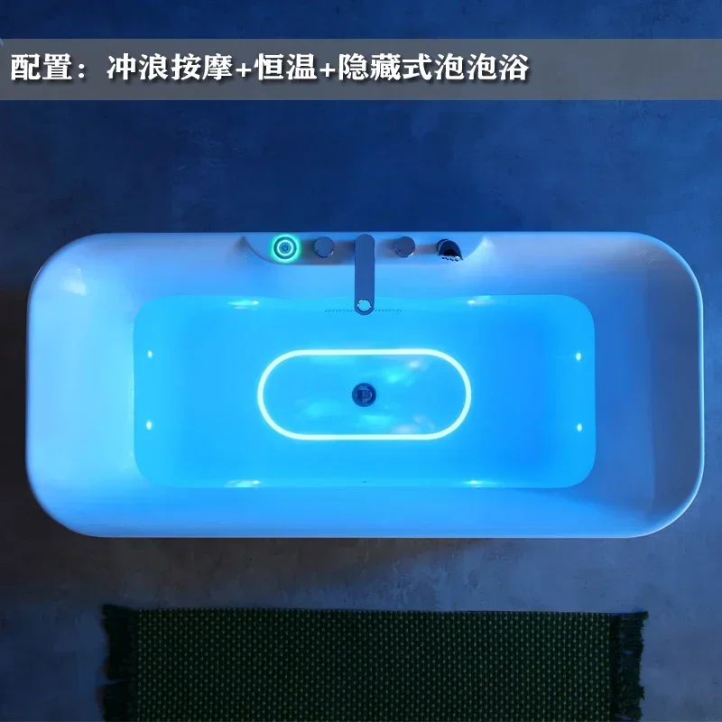 

ss новый акриловый отдельно стоящий поддон для серфинга, джакузи, бытовой умный термостатический поднос для ванны для взрослых