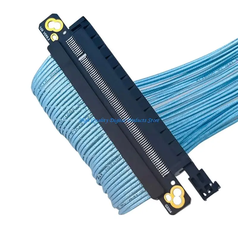 

U2JE PCIE4.0 X16 Risers Cable Gold Fingers 32GB/s for AI Server 3090 12V Power Supply