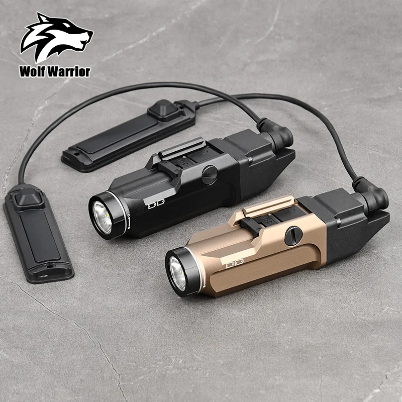 

WADSN Tactic 1000lumen Flashlight TR 9 High Power Strobe Scout Light Airsoft Hunting Pistol Lamp For UNIV System Gear