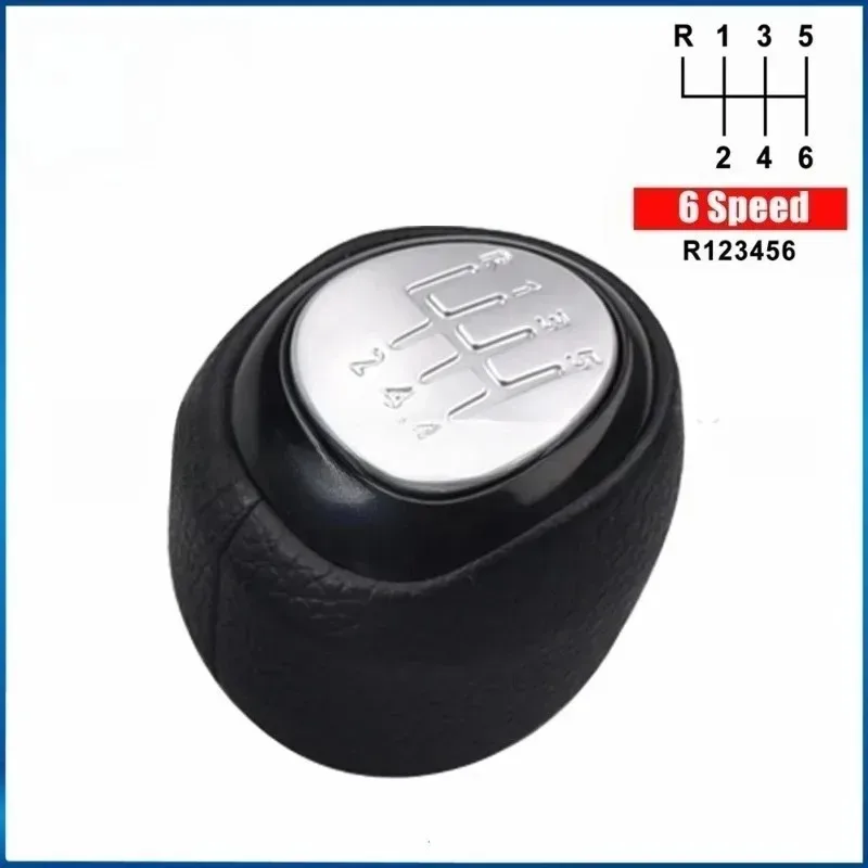 2003-2012 Universality Fitment Replacement for Broken Knob Shift Knob Gear Shift Knob Silver Finish High for SAAB 93 9-3 SS