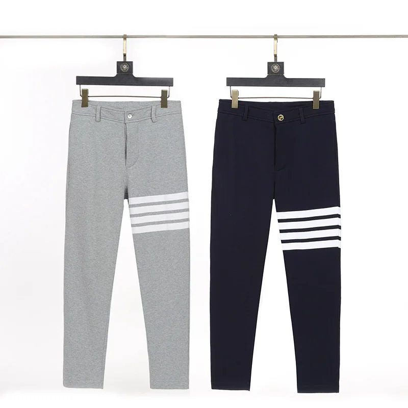 

Повседневные хлопковые мужские длинные брюки, модные, абсолютно новые, маленький размер, удобные, для делового стиля, джентльменский стиль, другие материалы, 00% хлопок