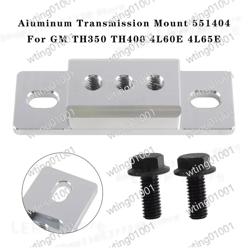 for GM TH350 TH400 4L60E 4L65E X-T Aluminum Transmission Mount 551404 Durable Heavy Duty Replacement Part Enhanced Stability