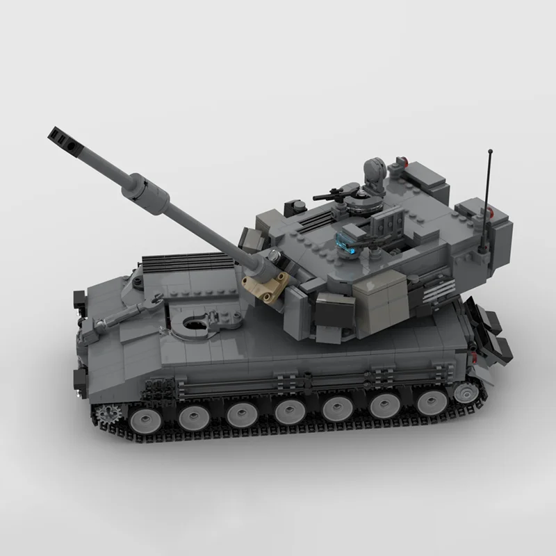 نموذج سيارة مدرعة Moc قوالب بناء وحدات M109AL IDF Trank نموذج التكنولوجيا كتل عيد الميلاد لتقوم بها بنفسك لعبة هدايا البناء #2