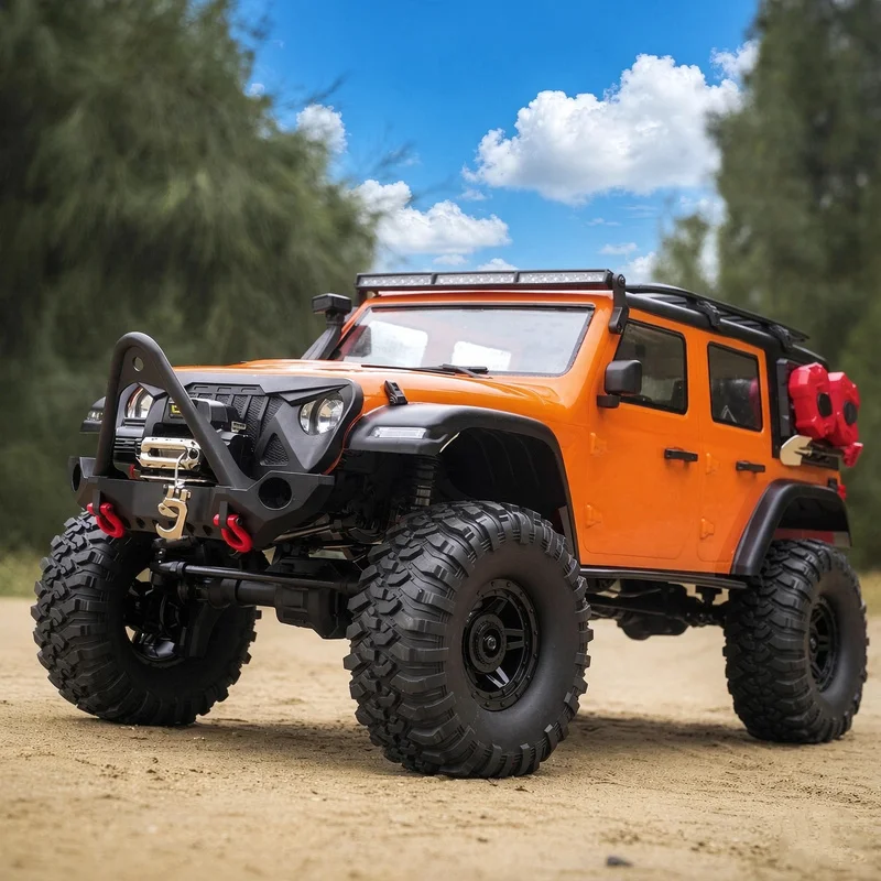 Hot 1:10 HB R1011-R1016 Remote Control Brushless Version 4WD High Speed Off-Road Climbing Car With Winch 17 Llights RC Toy Model