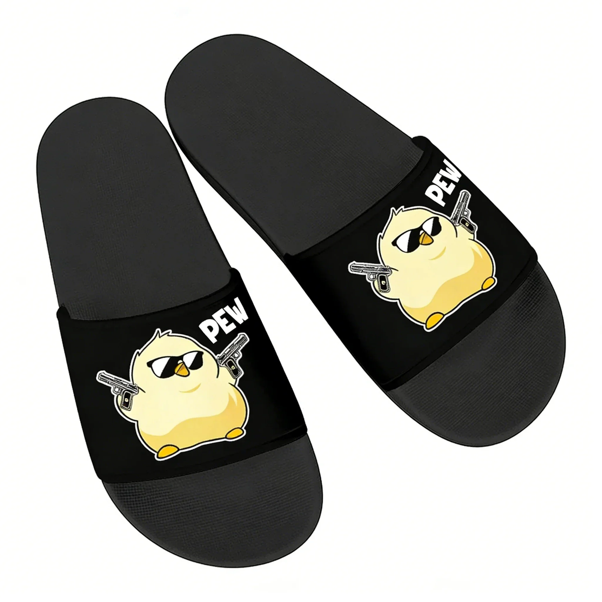 Pew Pew Madafakas Fun Pattern Slippers Home Outdoor Casual Water Shoes Men Women Teenager Beach Pool Sandals Summer Slipper view 5
