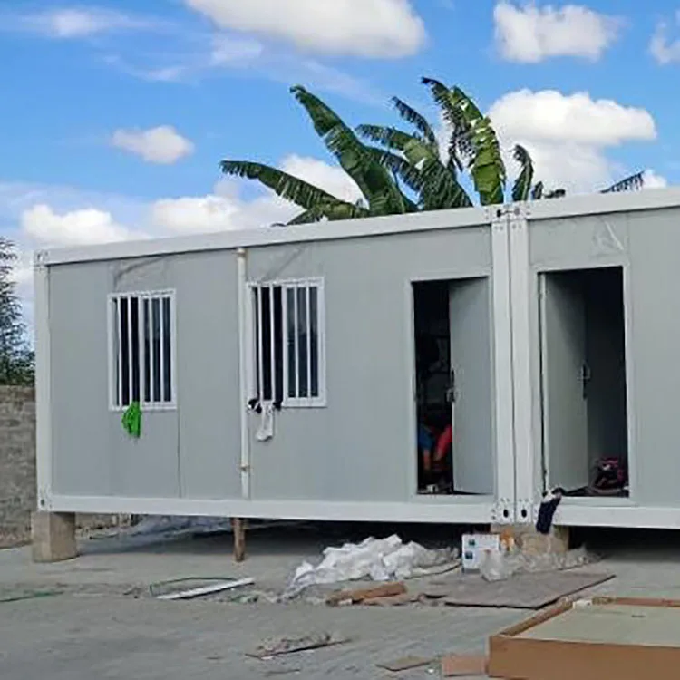 Customized China Cheap 40ft Movable Modern Container House Container Office Construction Site Container House