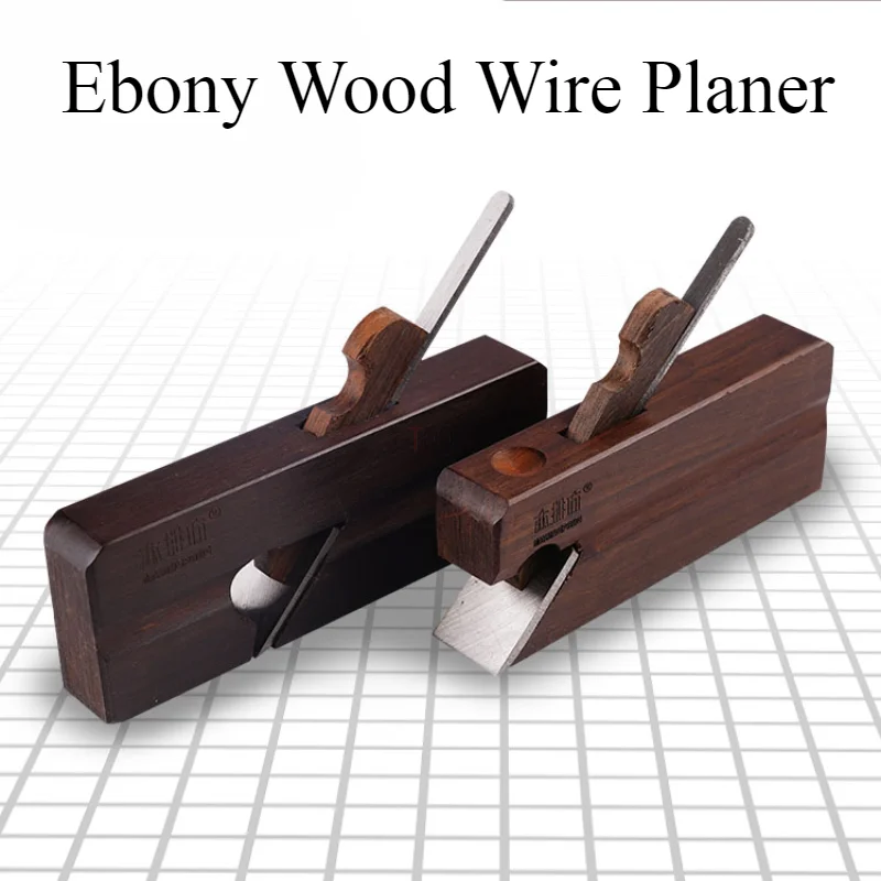 

Ebony Wood Wire Planer Tools Right Angle Tenon Shoulder Single Line Clear The Bottom Repair Groove Planer Woodworking Hand Tools