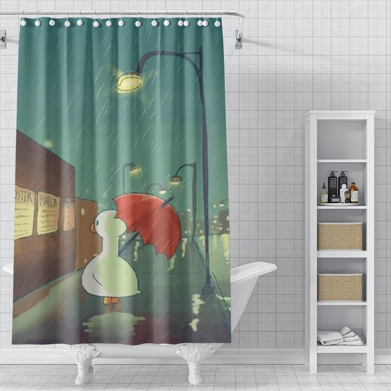 Home shower curtains for bathroom waterproof fabric bathroom Curtains Anime animal style modern shower curtain 180x200 90x180