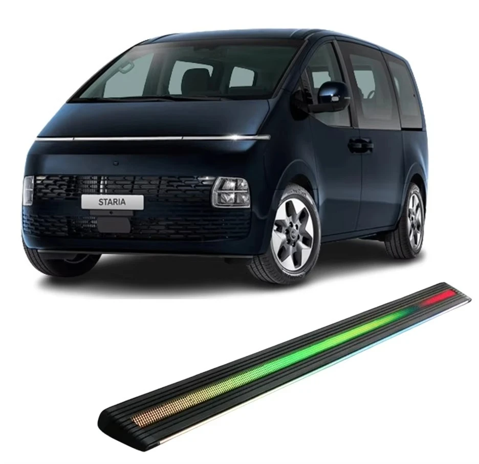 

Intelligent Electric Side Step Electric Car Accessory Running Board Double-sided Streamer LED Light for Staria 2021+
