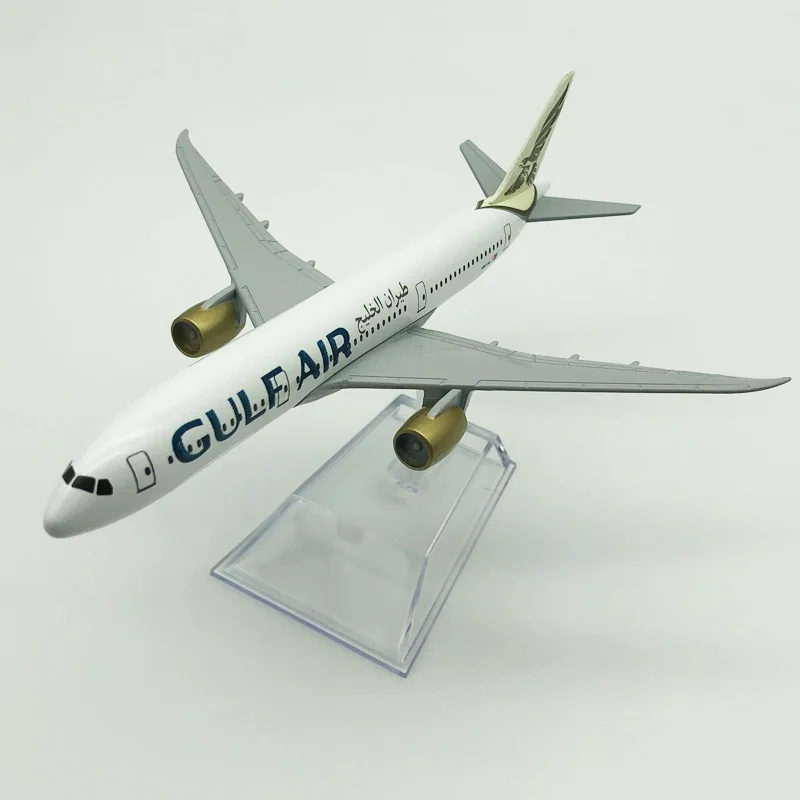 Diecast Plane Model Building Kit 16cm Scale Gulf B787 787 Airplane Models Alloy Toy Aircraft With Landing Gear Home Decor