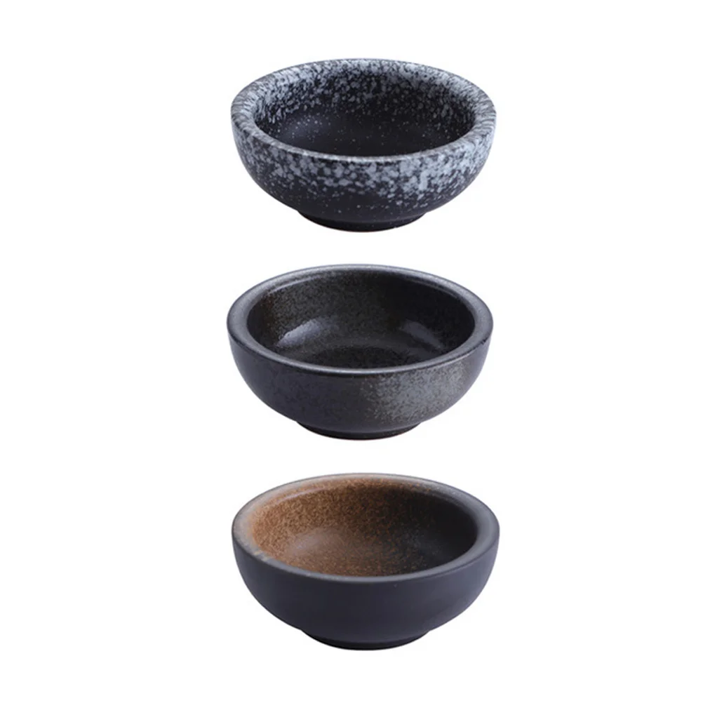 

3Pcs Japanese Style Ceramic Soup Bowls Thickened Wide Design Large Opening Serving Bowls for Noodles Salad Soup Fruit