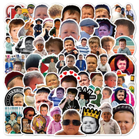10/30/60pcs Funny Celebrity Meme Hasbulla Graffiti Stickers Cartoon Decals Laptop Motorcycle Phone Car Cool Waterproof Sticker