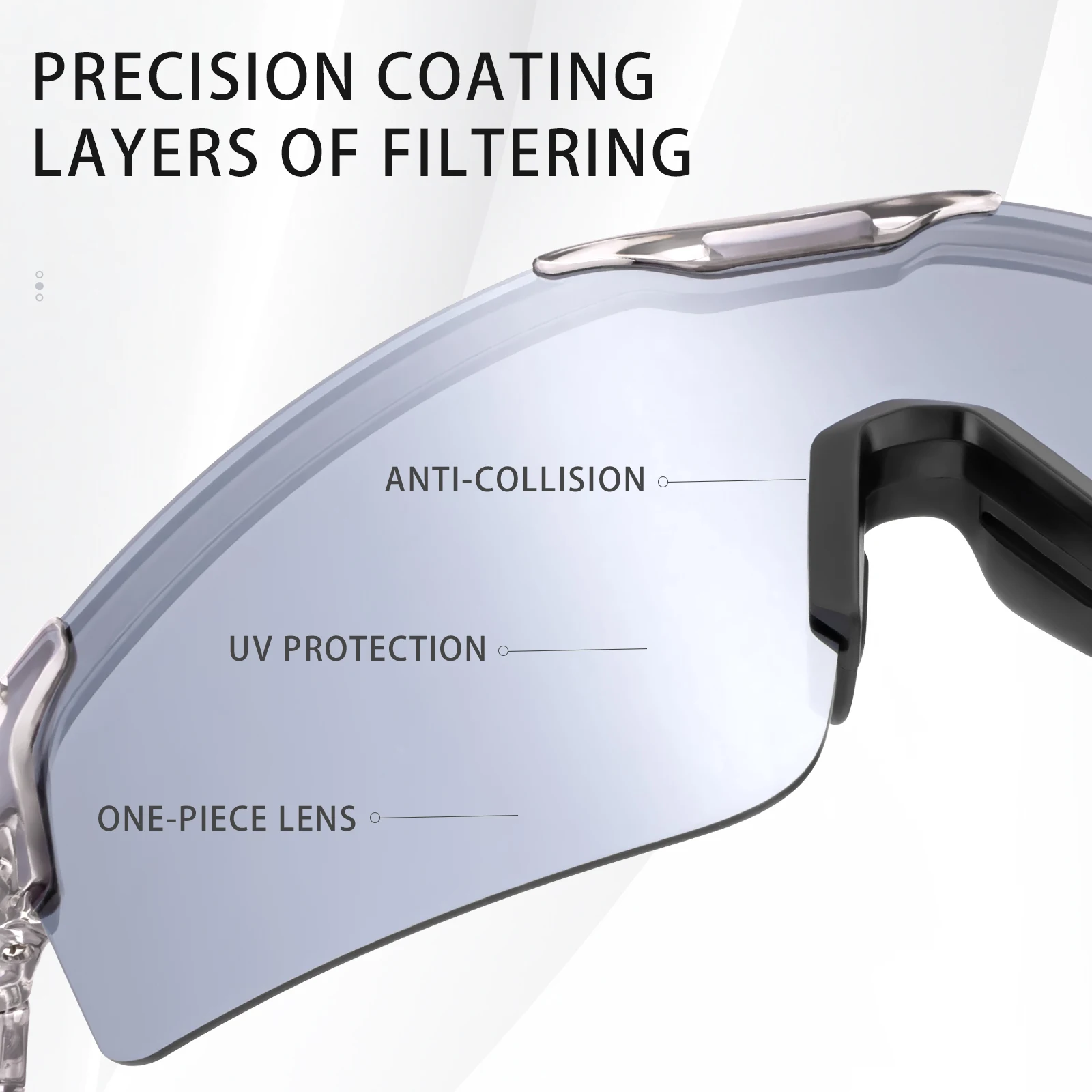 SCVCN Sport Radfahren Gläser MTB UV400 Sonnenbrille Angeln Wandern Polarisierte Brillen Männer Frauen Outdoor Reiten Schutz Gläser