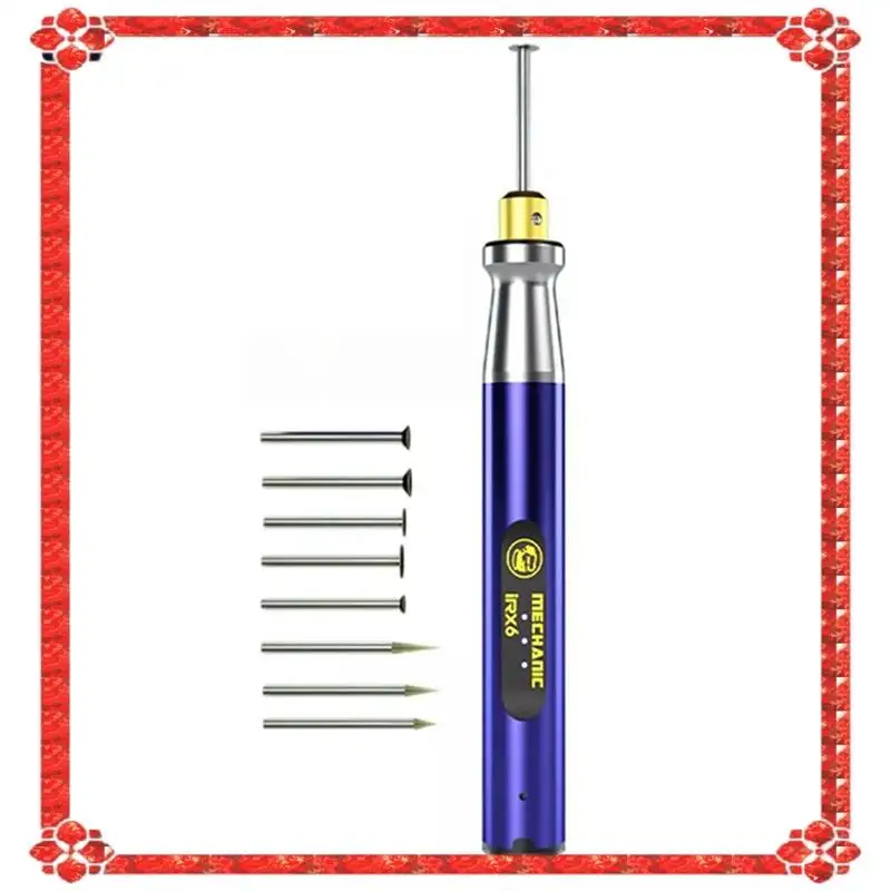 

24-часовая доставка MECHANIC IRX6 Mini IC Pen для телефона, материнская плата, чип, печатная плата, электрическая шлифовка, гравировка, ручка, шлифовальная машина, резьба