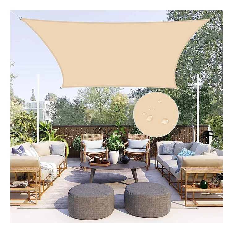 

4x4 5x5 6x6 10x10 canopy tent shade sail polyester ,sun shade sail canopy heavy duty waterproof