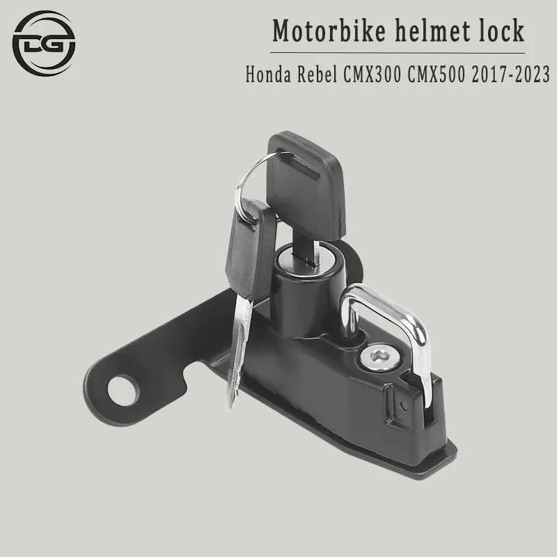 Motorbike helmet lock, helmet anti-theft lock for Honda Rebel 1100 500 300 CMX1100 CMX500 CMX300 2017- 2020 2021 2022 2023