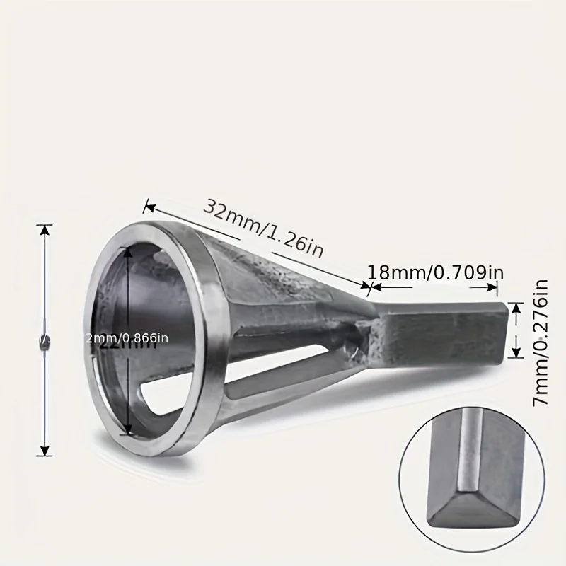 1pc High-Speed Steel Deburring And Chamfering Tools, Stainless Steel Drilling Triangle Shanks, Hexagonal Threaded Edges Power Dr