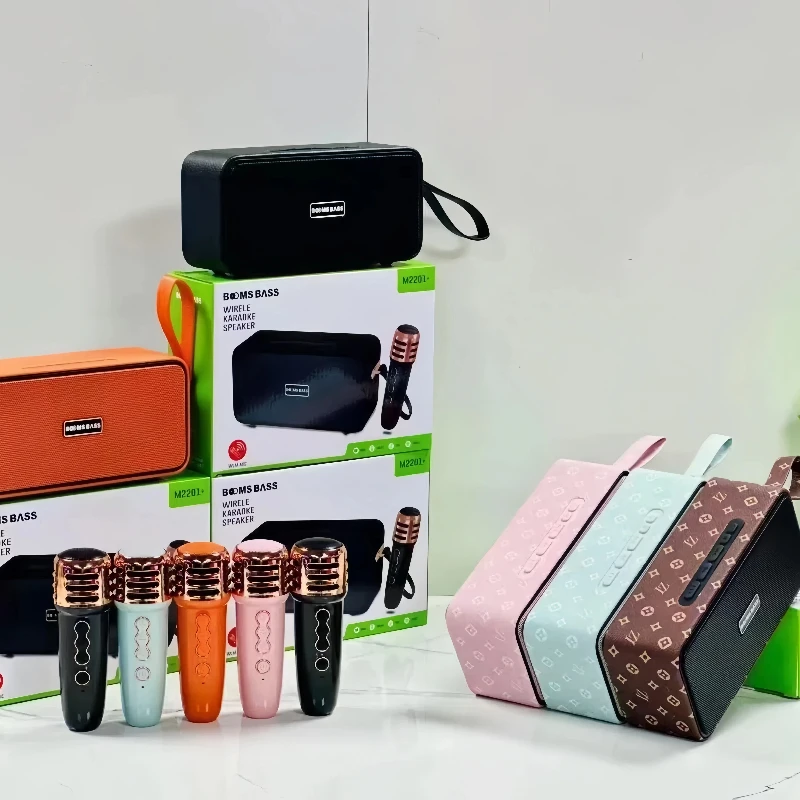 

Bluetooth Caixa De Som Handheld Wireless Microphone Portable Subwoofer Mobile Karaoke Microphone Supports Card Insertion Speaker