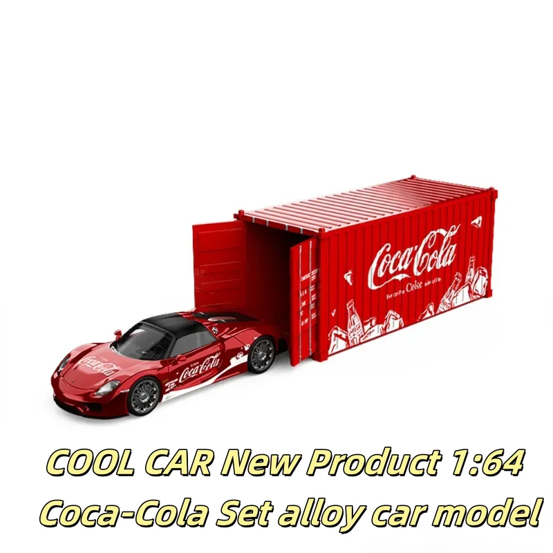 Nowy produkt: zestaw Coca-Cola w skali 1:64, model samochodu z odlewu stopu, do zabawy dla nastolatków, do dekoracji dla dorosłych, prezent urodzinowy.